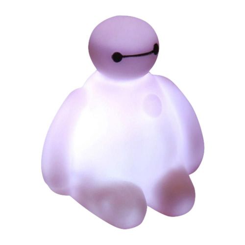 Mignon Dessin Animé Baymax Led Couleur Changeante Veilleuse Maison Enfants Chambre Lampe Cadeau Kaesi