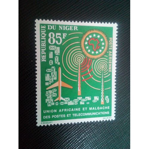 Timbre Niger Y T Pa 27 Union Postale Africaine 1963 ( 061206 )*