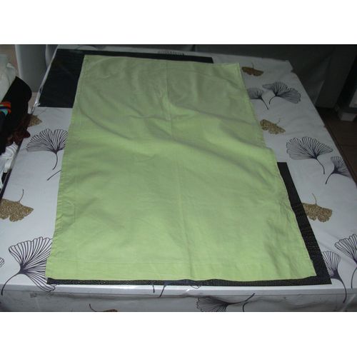 Chemin De Table Rectangulaire Uni Vert