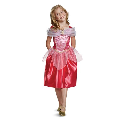 Déguisement Aurore La Belle Au Bois Dormant Classique Fille - Taille: 7 - 8 Ans (124 - 136 Cm)
