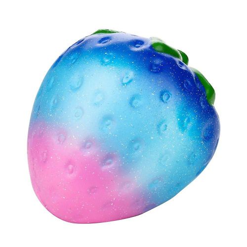Starry Sky Strawberry Slow Rising Stress Relief Squishy Squeeze Toy Xmas Gift Kaesi
