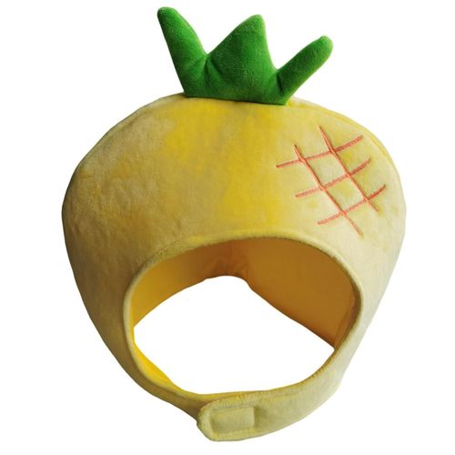 Ananas Couvre-Chef Mignon Drôle Simulation Fruit Hat Décoratif Selfie Accessoires Cross-Dressing Headwear Cartoon Plush Hat Cosplay Costume Accessoires Party