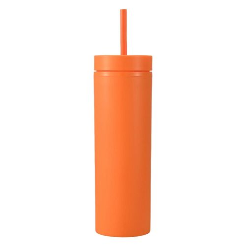 1 Set 16oz Straw Cup Large Capacity Matte Cup Body Good Sealing Leak-Proof With Lid Milk Coffee Juice Mug Drinking Straight Cup Home Supply Kaesi