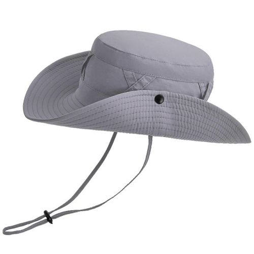 Sun Hats For Men Women Upf50+ Wide Brim Cowboy Hat With Adjustable Chin Strap Breathable Fishing Hat Hiking Bucket Hat Visor Mountaineering Hat