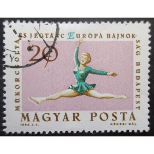 Hongrie N°1539 Patinage Artistique Oblitéré