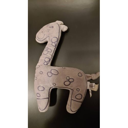 Doudou Girafe Bout'chou Parme ,Grelot