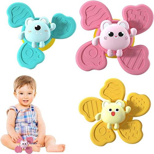 3pcs Enfants Jouets, Jouets De Bain, Ventouse Jouets Sensoriels Pour Les Tout-Petits Jouets D'apprentissage