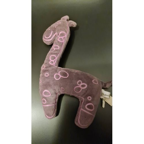Doudou Girafe Bout'chou 23 Cm Violet