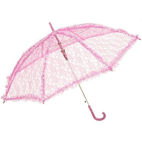 Parapluie Dentelle Rose