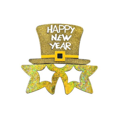 Lunettes Dorées 'happy New Year'