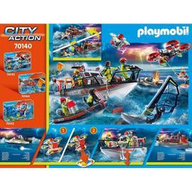 PLAYMOBIL City Action - Scooter de plongée et sauveteur, Jouets de  construction 70145