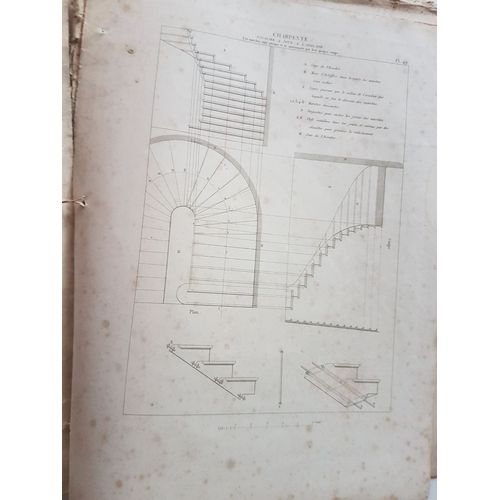 Traité Des Cinq Ordres D'architecture Et Des Premiers Éléments De Construction Par Thierry Gravé Par Guignetchez Jean Marchande D'estampes 1840