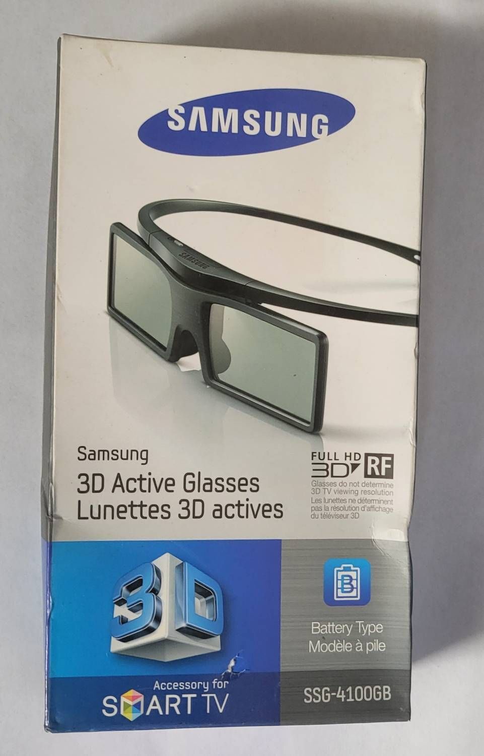 Samsung 3D Active Glasses, SSG-4100GB 3D for Smart TV