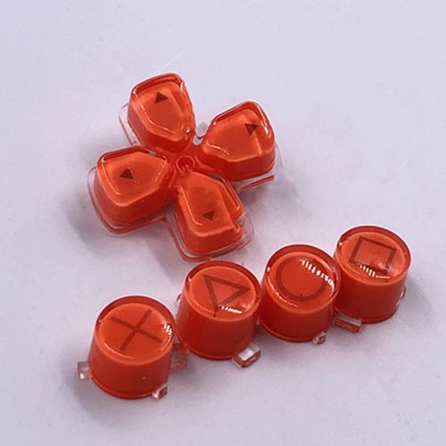 Bouton Cristal De La Manette De Jeu Abxy Bouton À Fonction Croisée Pièce De Rechange Pour Poignée De Jeu Ps5 (Orange)