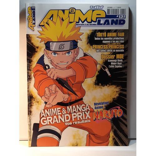 Animeland N° 131 Magazine Du Manga Et De L'animation Mai 2007 Naruto Princess Tokyo Anime Fair Moe Pokemon Napoléon Lodoss 