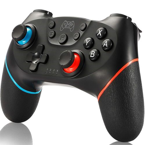 Manette Sans Fil Pour Nintendo Switch/Switch Lite/Switch Oled One Key Wake Up/Turbo Adjustable/6 Axis Gyro Sensor/Vibration/Rechargeable/Captures D'écran Pour Manette Switch Pro