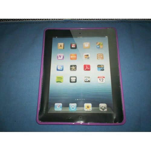 Coque Silicone Ipad 4/3/2 Mauve