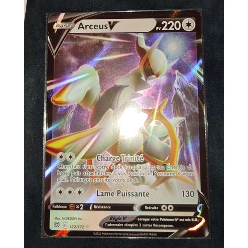 Carte Pokémon Arceus V 122/172 Stars Étincelantes Eb09 ¿¿