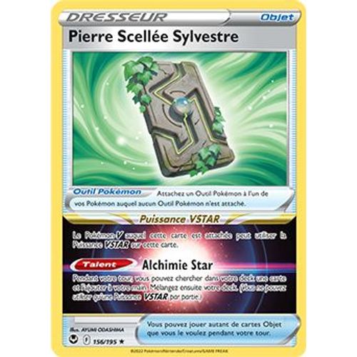 Pierre Scellée Sylvestre - Holo - 156/195 - Tempête Argentée