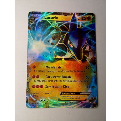 Carte Pokémon Lucario Basic Ex