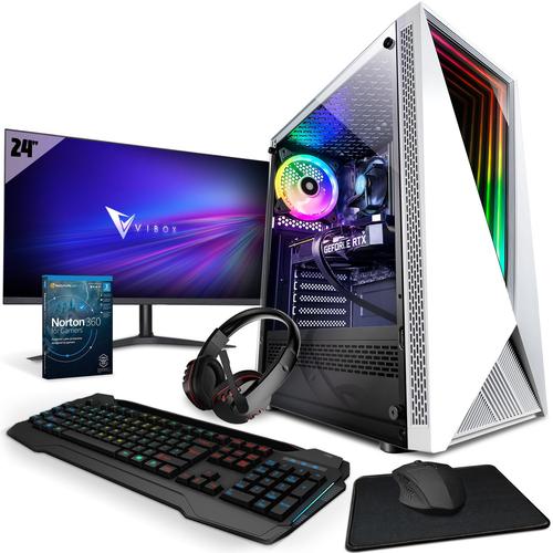 Vibox II-28 PC Gamer - 24"" Écran Pack - Six Core Intel i5 10400F Processeur - Nvidia GTX 1650 4Go Carte Graphique - 16Go RAM - 240Go SSD - 1To Disque Dur - Windows 11 - WiFi