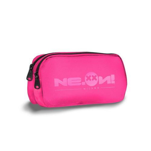 Ne.On Reflex mallette scolaire fuchsia fluo