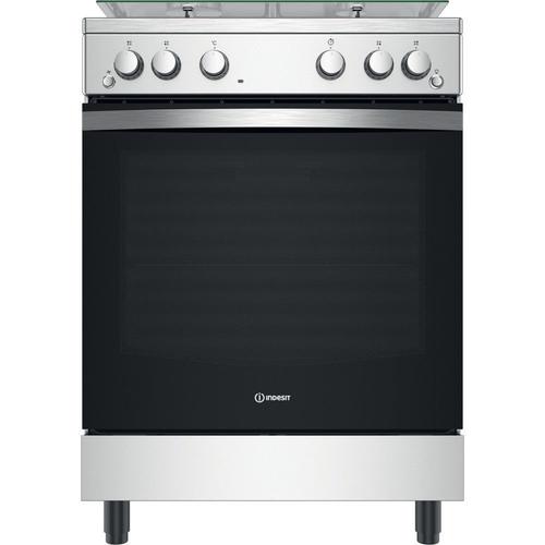 Cuisinière gaz INDESIT IS67G2PCX/FR