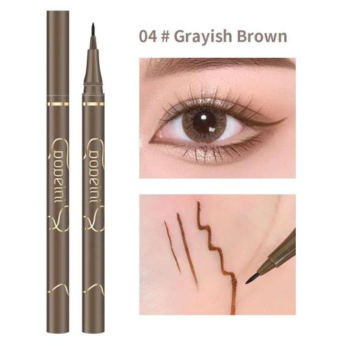 Eyeliner Liquide Imperméable À Séchage Rapide",Ultra-Fin,256,Noir,Marron,Longue Durée,Ver À Soie,Maquillage Des Yeux,"Cadeaux - Type D8-01-4 