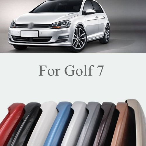 Droit Noir - Coque De Rétroviseur De Recul, Peinture Noire Brillante, Couvercle De Coque, Pièces Extérieures, Volkswagen Golf 7, 2014, 2015, 2016, 2017, 2018, Mk7