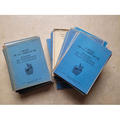 Lot De 56 Magazines Carnet De La Sabretache, Nouvelle Série.