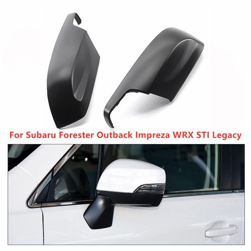 Gauche Et Droite - Rétroviseur Noir Abs Pour Subaru Forester Outback Impreza Wrx Sti Legacy, Couvercle Inférieur Gauche/Droite