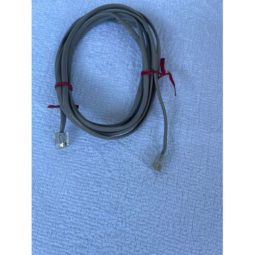 Cable 4 conducteurs RJ11, male vers male, 225 cm