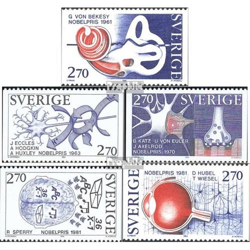 Suède 1311-1315 (Complète.Edition.) Neuf Avec Gomme Originale 1984 Prix Nobel