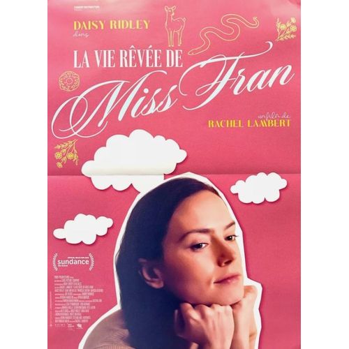La Vie Rêvée De Miss Fran - Affiche Originale De Cinéma - Format 40x60 Cm - Un Film De Rachel Lambert Avec Daisy Ridley, Dave Merheje, Parvesh Cheena, Marcia Debonis, Megan Stalter - Année 2024