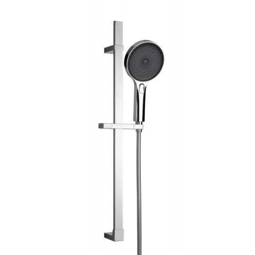 Barre de douche avec douchette 3 jets - chrome - Softwater WENKO