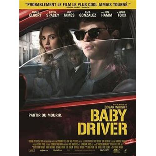 Affiche De Cinéma Pliée (120x160cm) Baby Driver De Edgar Wright