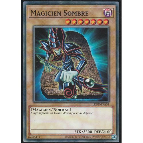 Carte Yu-Gi-Oh - Magicien Sombre - Ledd-Fr01 - Dragon Légendaire