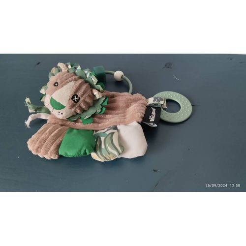 Doudou Hochet Lion Les Deglingos