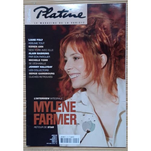 Platine Magazine N°117 Janvier 2005 - Mylène Farmer -(Liane Foly - Keren Ann- Michèle Torr )