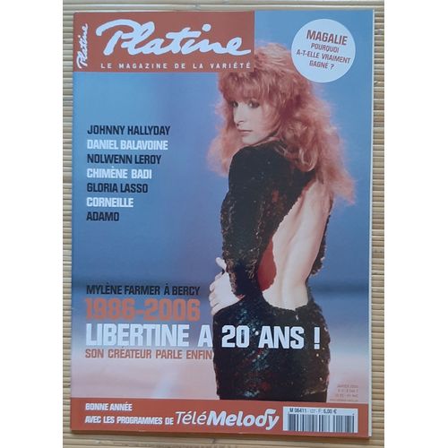 Platine Magazine N°127 - Janvier 2006 - Mylène Farmer - (Nolwenn Leroy - Corneille-Ferry )