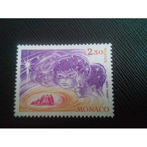 Timbre Monaco Y T 1250 Enfants, Berceau 1980 ( 071206 )