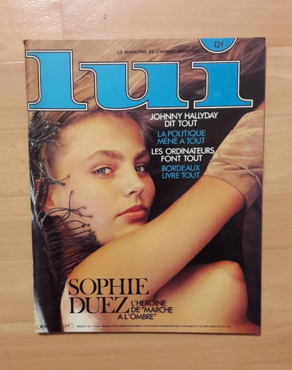 LUI 250 NOVEMBRE 1984 SOPHIE DUEZ NUE INTERVIEW JOHNNY HALLYDAY LOVE ME  TENDER | Rakuten