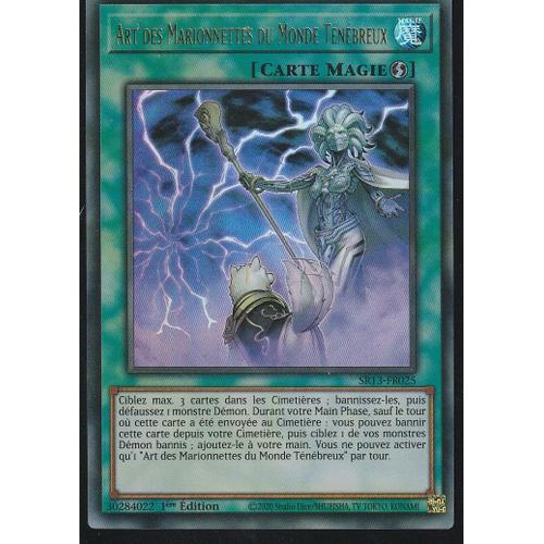 Carte Yu-Gi-Oh - Art Des Marionettes Du Monde Tenebreux - Sr13-Fr025 - Ultra-Rare -