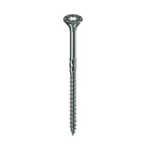 Lot de 150 Vis à Bois Torx 6 x 80 mm - Acier Zingué Tête Fraisée - Spéciales Bois et Aggloméré- Haute Qualité Durable - Marque Française
