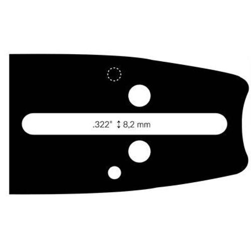 Guide Chaine Tronçonneuse Alpina 45cm .325 .058 (1,5mm).