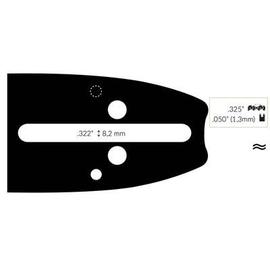 Guide Chaine Tronçonneuse Bosch 35cm 3/8 Lp .050 (1,3mm). pas cher -  Achat/Vente en ligne