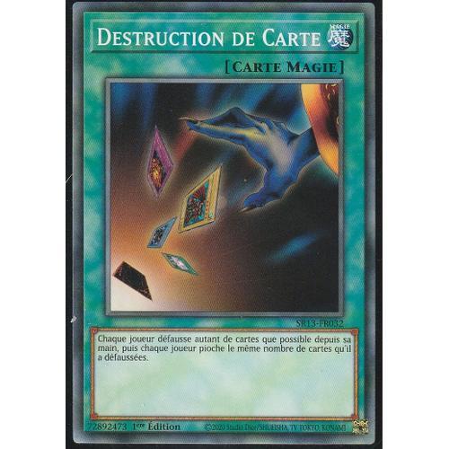 Carte Yu-Gi-Oh - Destruction De Carte - Sr13-Fr032 -