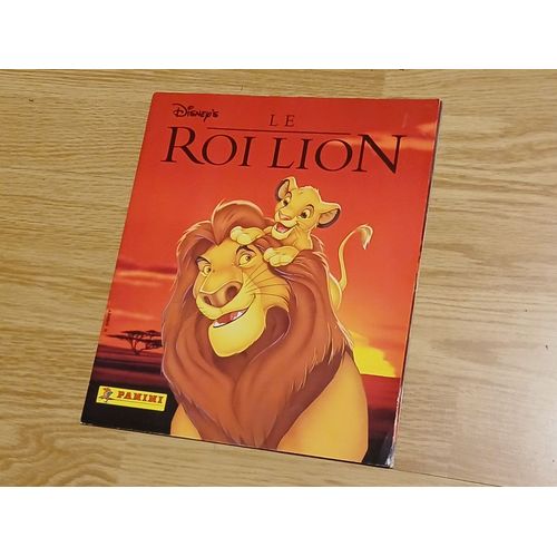 Album Panini Le Roi Lion Incomplet