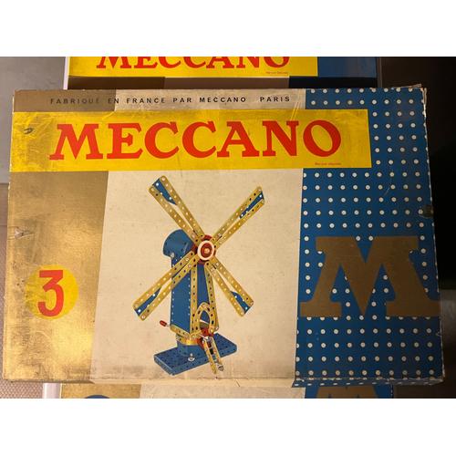 Meccano Vintage Boîtes 3, 3a, 4a