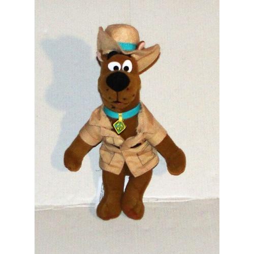 Peluche Scooby Doo En Safari Lansay - Doudou Chien Scoubi Aventurier 21 Cm